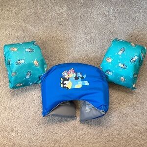 Bluey Swim Vest & Floaties💙🧡